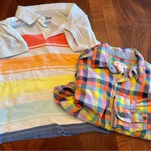 Lot of 12 name brand boys clothes size 4T-6